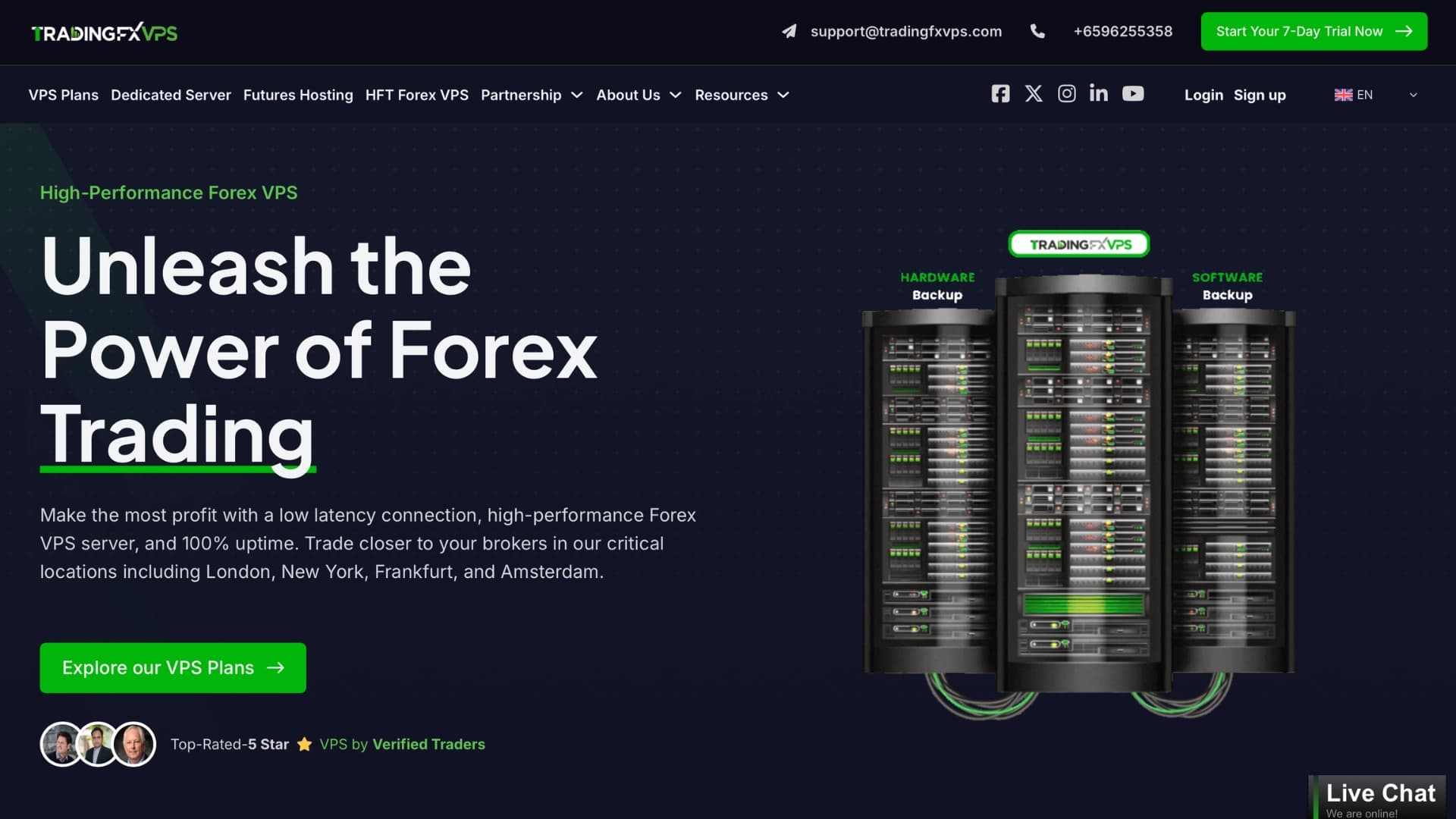 TradingFXVPS Platform Preview